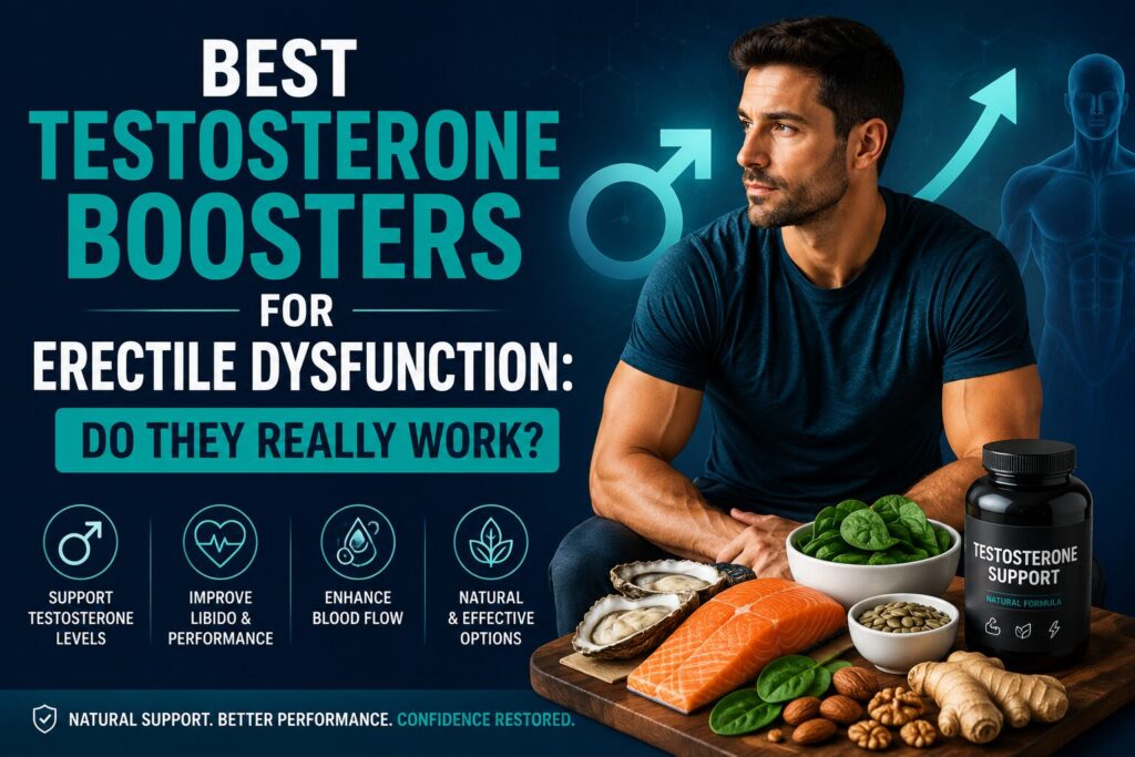 Best Testosterone Boosters for Erectile Dysfunction Do They Really Work
